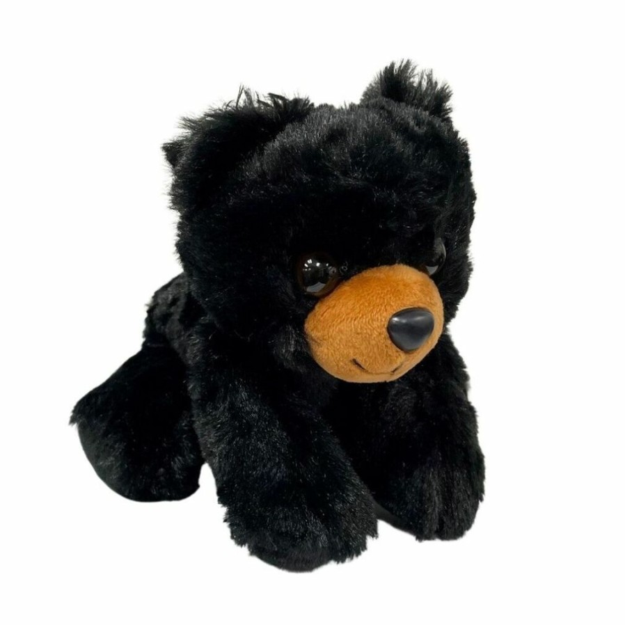 Animals * | Quick Delivery Hug'Ems Black Bear Stuffed Toy Wild Republic