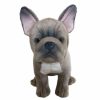 Animals * | Best Price French Bulldog Blue Soft Toy 30Cm Faithful Friends Collectables