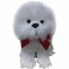 Animals * | Opening Sales Maltese Dog Sitting Soft Plush Toy 30Cm Stuffed Animal Faithful Friends Collectables