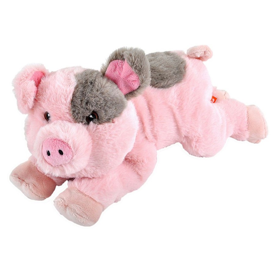 Animals * | Exclusive Design Ecokins Pig Soft Toy Wild Republic