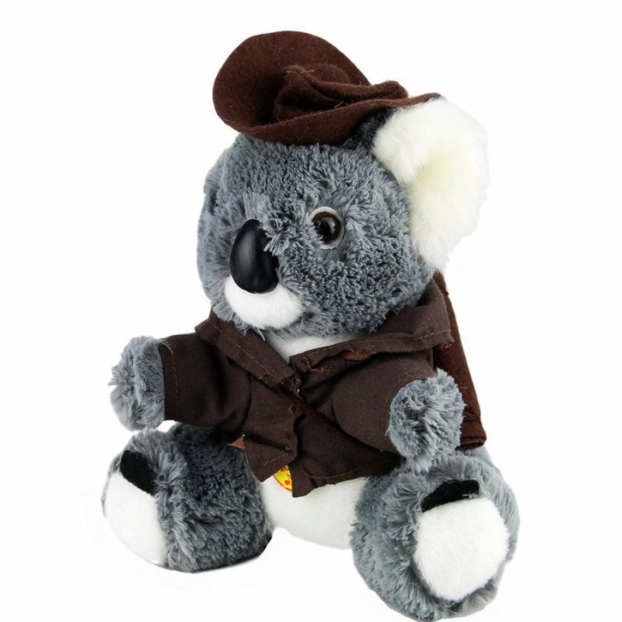 Animals * | Sale Australian Souvenir Koala With Sound 20Cm Stuffed Animal C A Australia