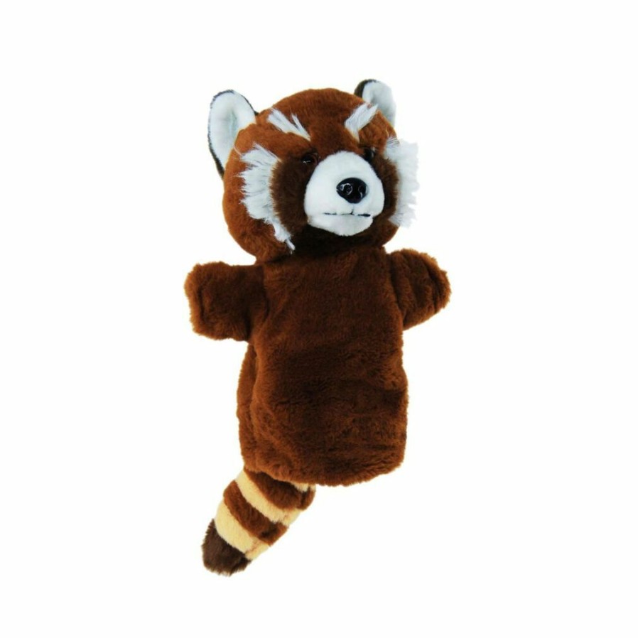 Puppets * | Elka Australia Bargain Sale Red Panda Hand Puppet Soft Plush Toy Stuffed Animal By Elka