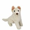 Animals * | Outlet Ivory The White Dingo Soft Toy By Bocchetta Plush Toys