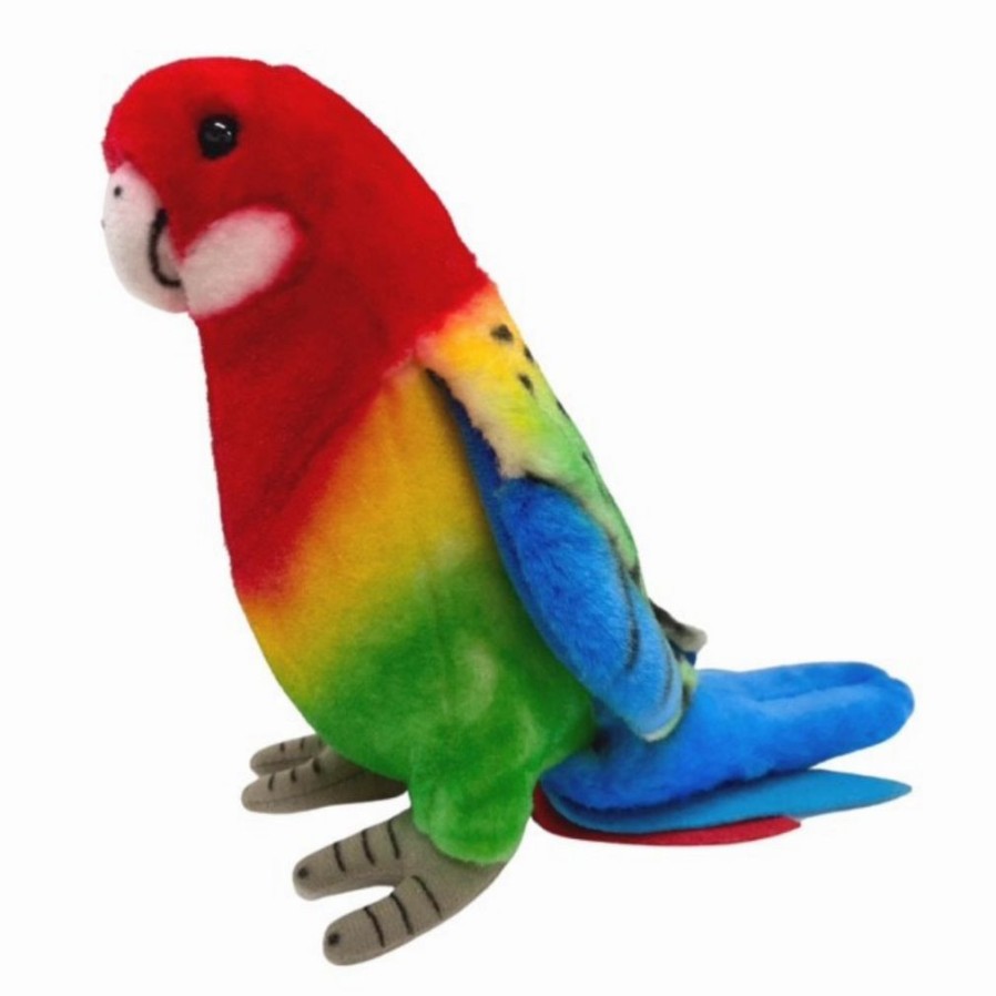 Animals * | C A Australia Bargain Sale Ella The Eastern Rosella Soft Plush Toy By Ca Australia