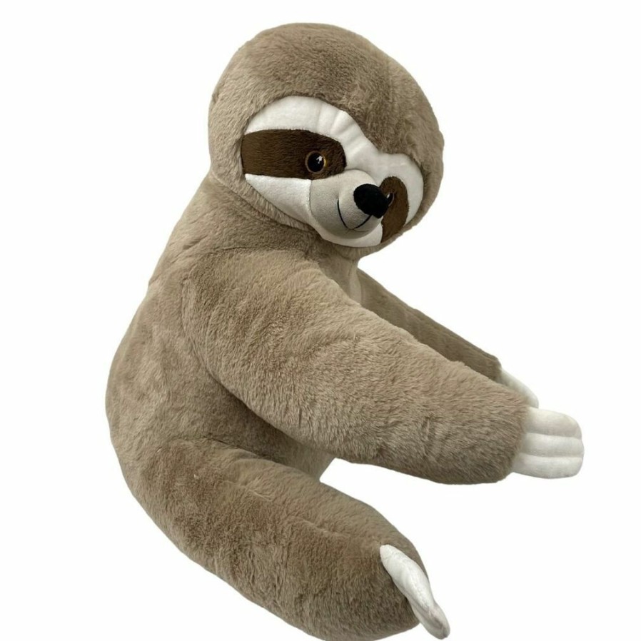 Animals * | Wild Republic Quick Delivery Jumbo Xl Sloth Stuffed Animal Plush Toy