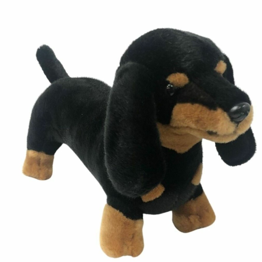 Animals * | Gift Selection Dachshund Sausage Dog Soft Plush Toy Called Buddy By Bocchetta Plush Toys