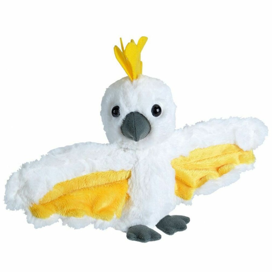 Animals * | Outlet Huggers Cockatoo Slap Band Soft Toy By Wild Republic