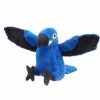 Animals * | Tendy Style Parrot Hyacinth Macaw Blue Stuffed Animal Cuddlekins Mini By Wild Republic