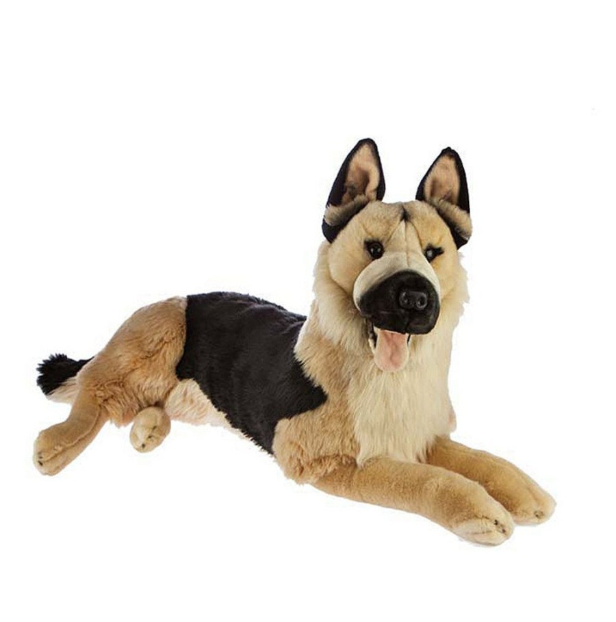 Animals * | Exclusive Design German Shepherd Alsation Extra Large Lying Stuffed Animal Bocchetta Plush Toys