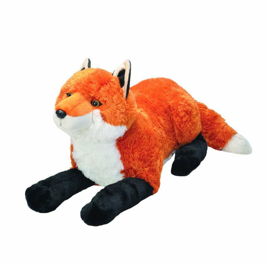 Animals * | New Threads Fox Red Jumbo Extra Large 76Cm Stuffed Animal Cuddlekins Wild Republic