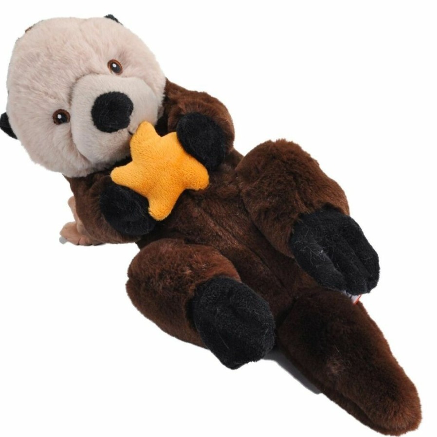 Animals * | Discount Ecokins Sea Otter Small Stuffed Animal By Wild Republic