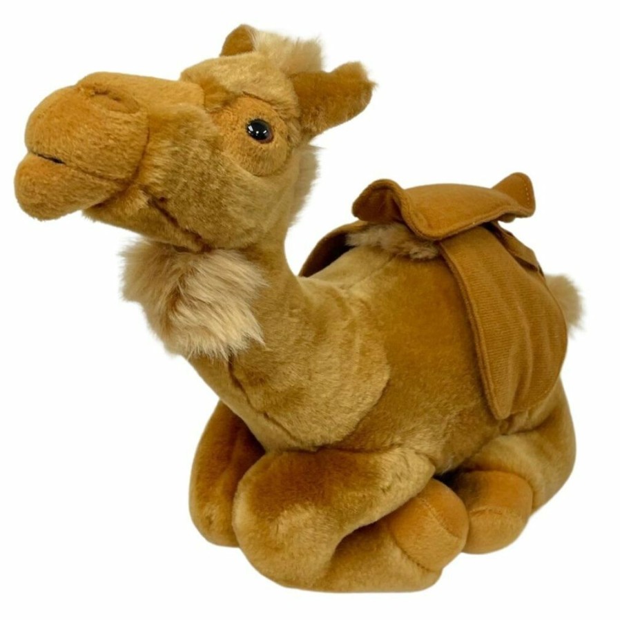 Animals * | Bocchetta Plush Toys Fashion Camel Brown Lying Soft Plush Toy Kimba By Bocchetta Plush