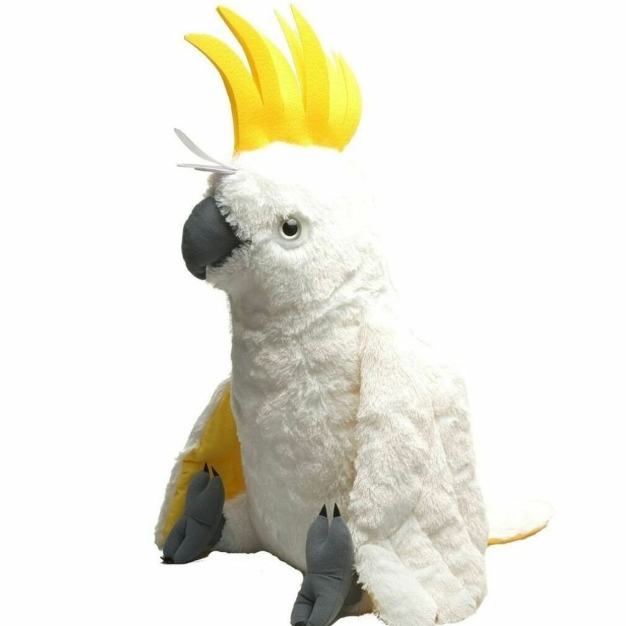 Animals * | Promotions Cockatoo Extra Large 60Cm Soft Plush Toy Wild Republic