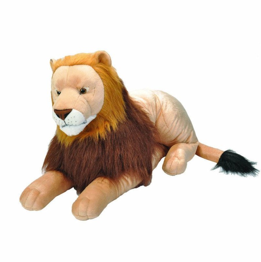 Animals * | Tendy Style Jumbo Lion Extra Large Soft Plush Stuffed Animal Wild Republic