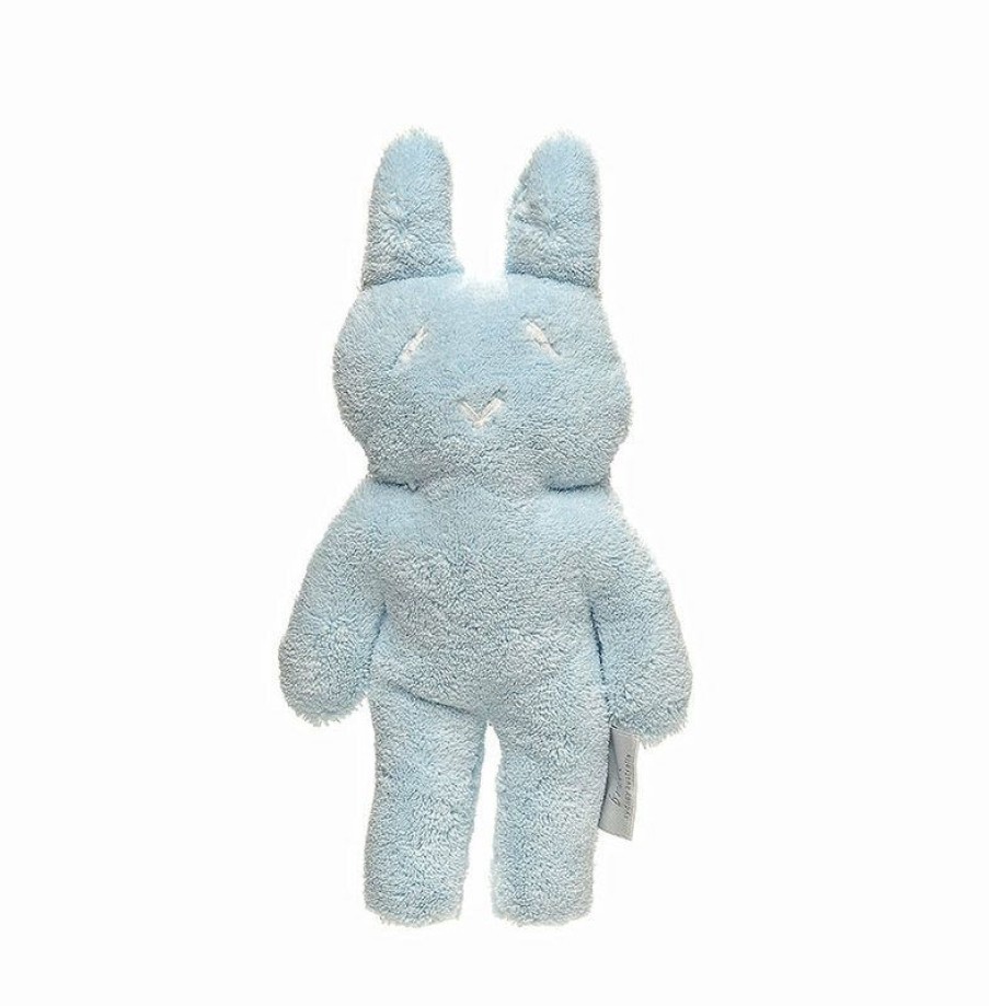 Animals * | Gift Selection Britt Bears Australian Made Snuggles Bunny Blue Soft Plush Baby Safe