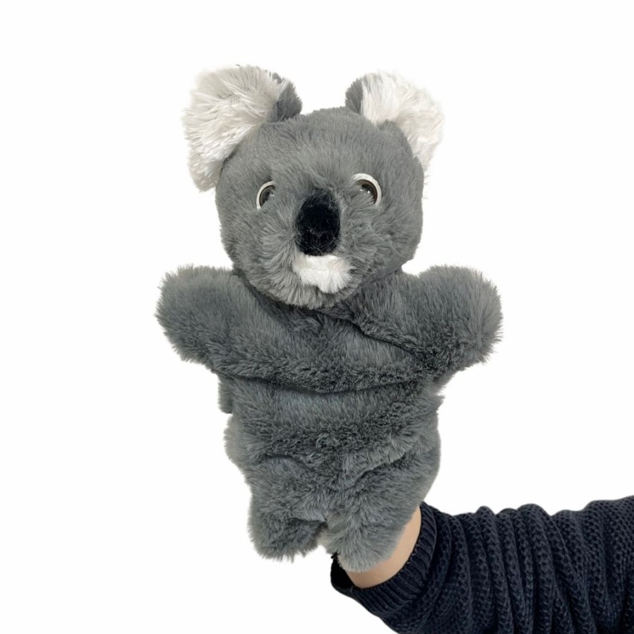 Puppets * | Elka Australia Exclusive Design Koala Hand Puppet Soft Plush Toy Stuffed Animal By Elka