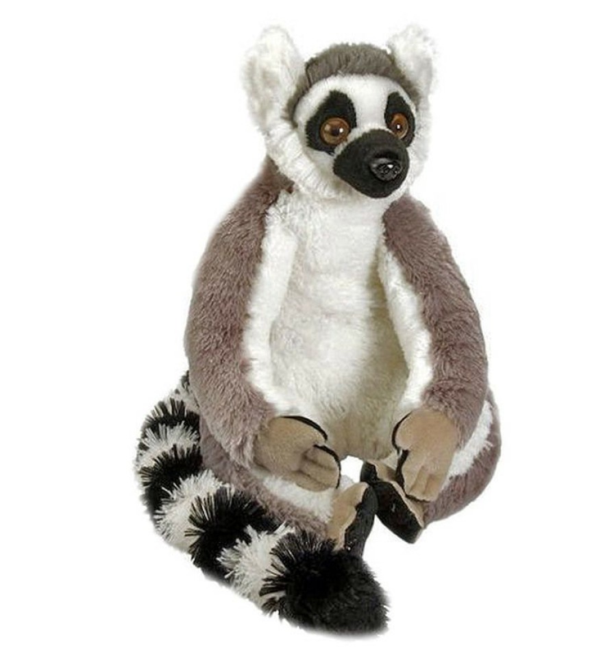 Animals * | Quick Delivery Ring-Tailed Lemur Soft Toy 30Cm Cuddlekins By Wild Republic