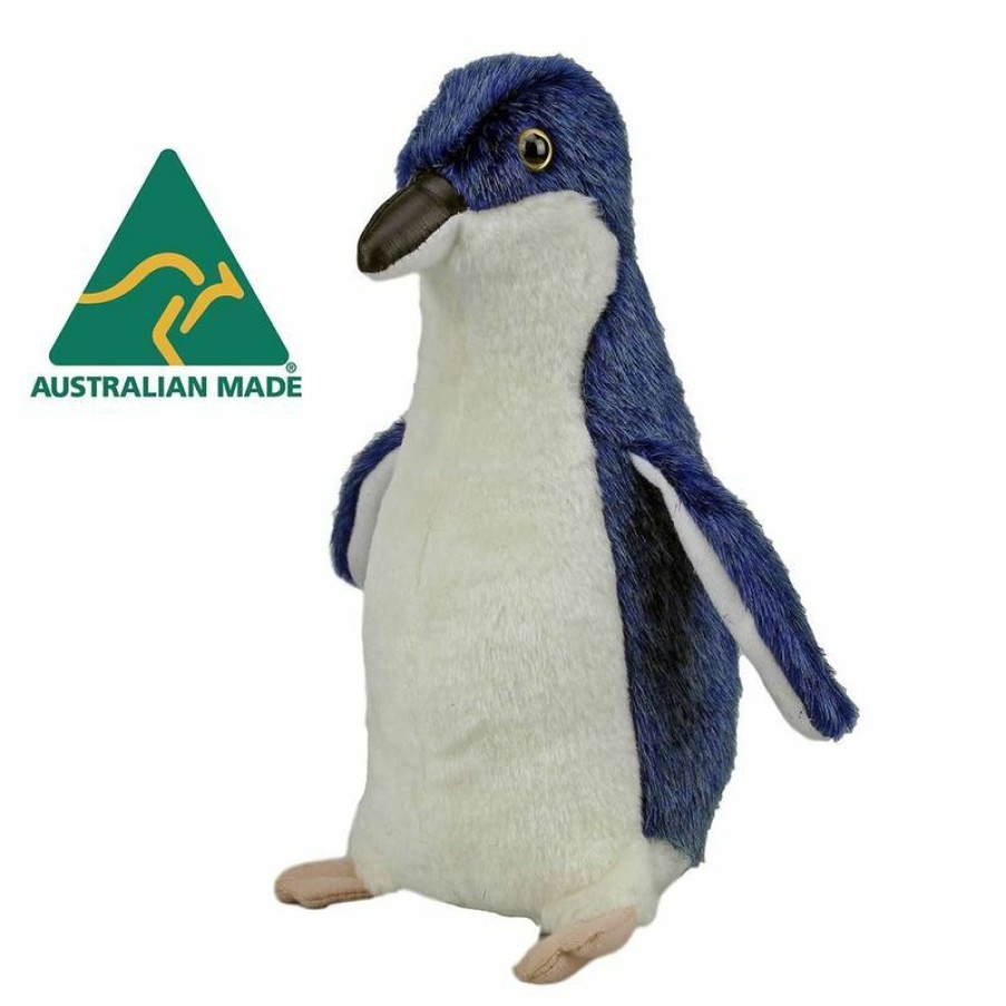 Animals * | Realaus Australia Fashion Australian Made Fairy Penguin Stuffed Toy 25Cm Soft Plush Toy Realaus