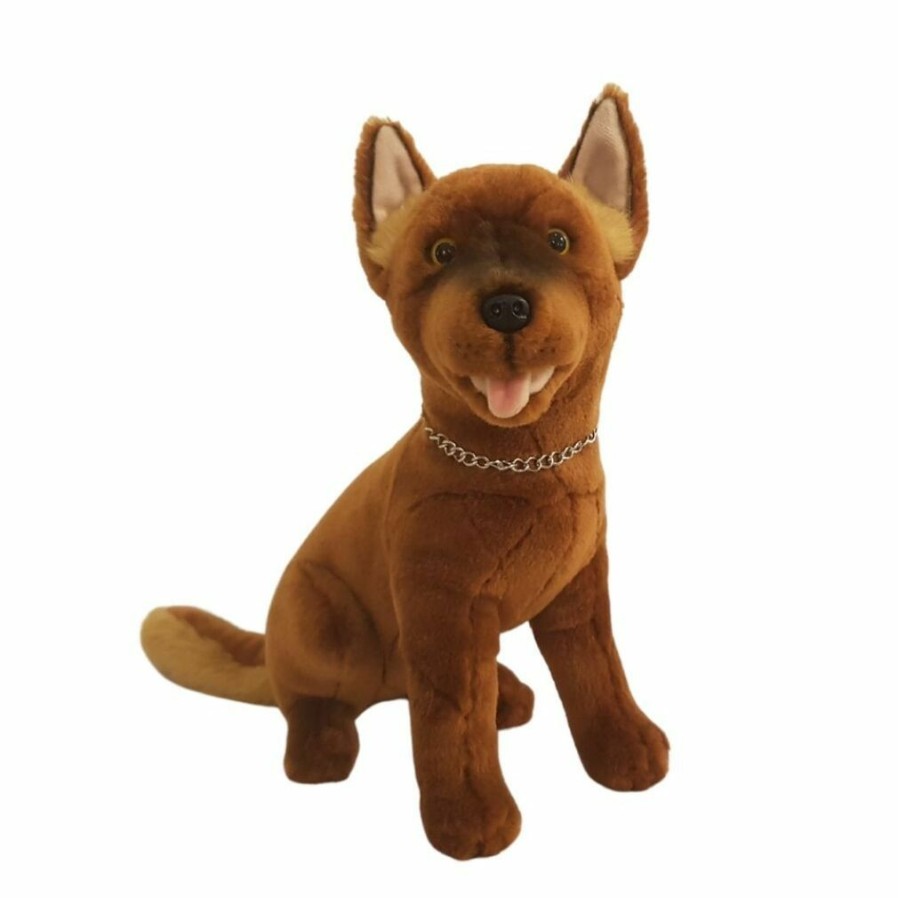 Animals * | Bocchetta Plush Toys Fashion Kelpie (Red) Stuffed Toy Ruby Bocchetta Plush