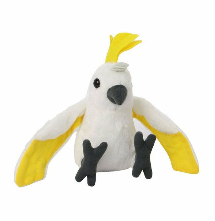 Animals * | Best Price Cockatoo Soft Plush Toy Cuddlekins Mini Stuffed Animal Wild Republic