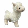 Animals * | Elka Australia Promotions White Llama Stuffed Animal Standing By Elka