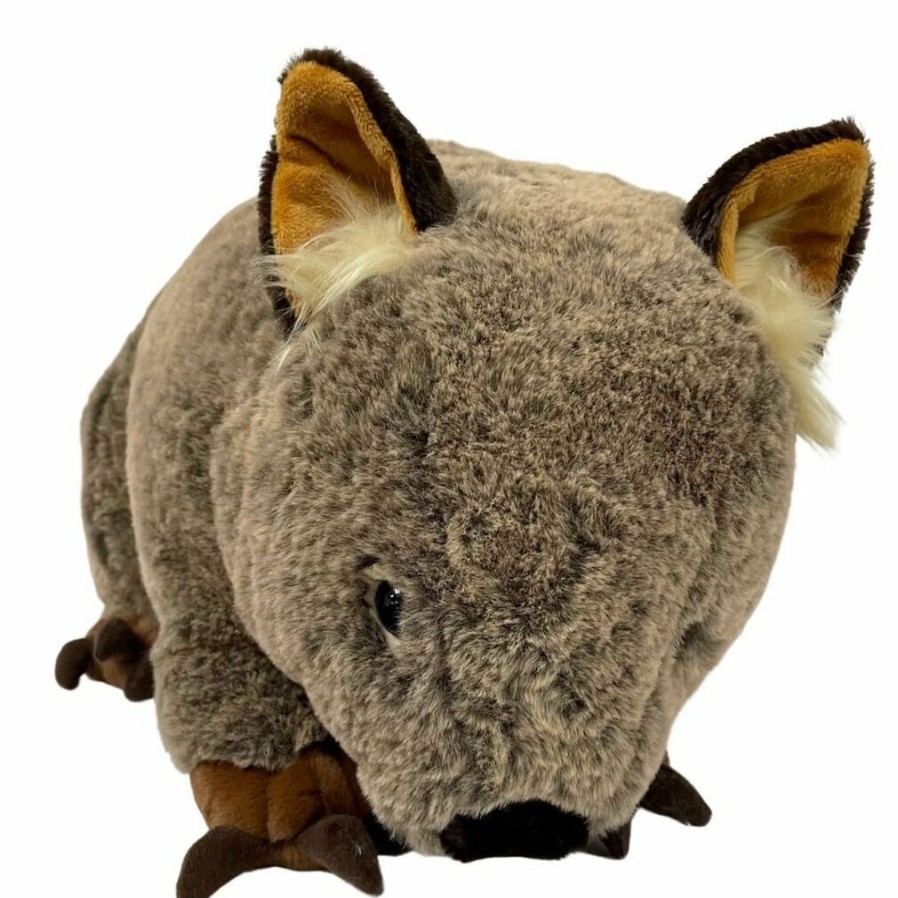 Animals * | Free Delivery Wombat Large Stuffed Animal Claire Minkplush