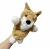 Puppets * | Elka Australia New Threads Dingo Hand Puppet Soft Plush Toy Stuffed Animal By Elka