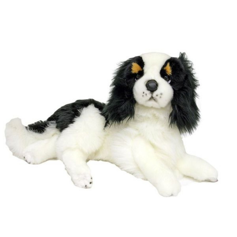 Animals * | Bocchetta Plush Toys Quick Delivery Snuggles The Cavalier King Charles Spaniel Dog Plush Toy Bocchetta