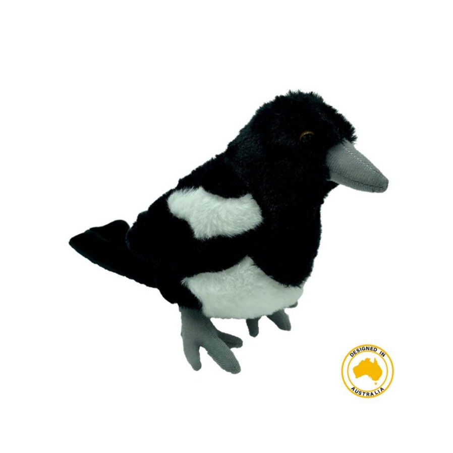 Animals * | Fashion Margaret The Magpie Soft Toy By Huggable Toys