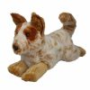 Animals * | Bocchetta Plush Toys Exclusive Design Cattle Dog Red Heeler Stuffed Plush Toy Lying Flame Red Dog By Bocchetta