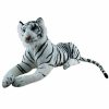 Animals * | Elka Australia New Threads Jumbo Laying White Tiger Plush Toy 90Cm Stuffed Animal Soft Plush Toy