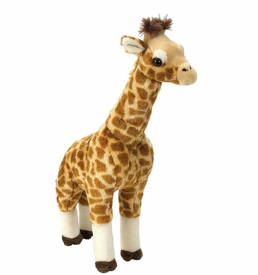 Animals * | Promotions Giraffe Standing Stuffed Animal 43Cm Tall Cuddlekins By Wild Republic