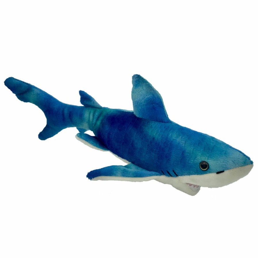 Animals * | New Threads Byron The Shark Stuffed Animal Plush Huggable Toys