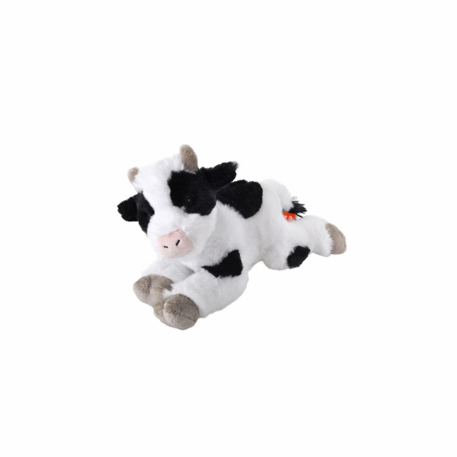 Animals * | Promotions Cow Soft Plush Toy 20Cm Stuffed Animal Ecokins Mini By Wild Republic