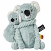 Baby Safe * | Sale Les Deglingos Ptipotos Mint Koala Mum And Baby Stuffed Animal 26Cm