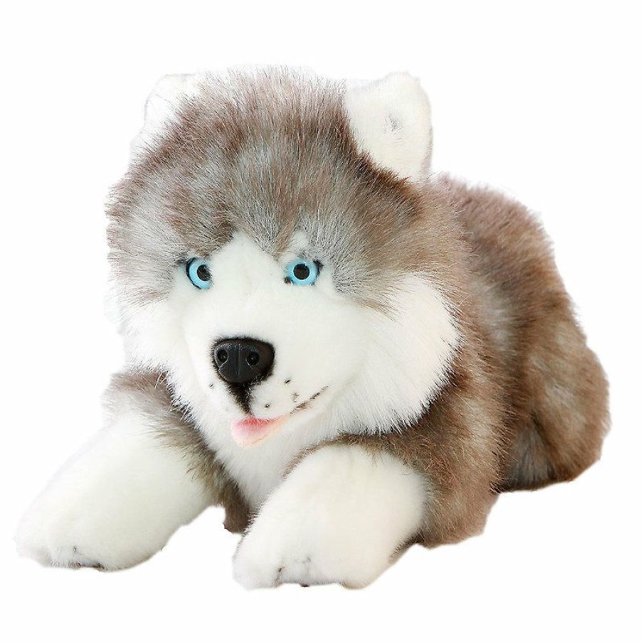 Animals * | Bocchetta Plush Toys Exclusive Design Marbles The Husky Dog Plush Toy Bocchetta