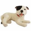 Animals * | Bocchetta Plush Toys Top Sell Staffy Bull Terrier (White) Stuffed Toy Loki Bocchetta Plush