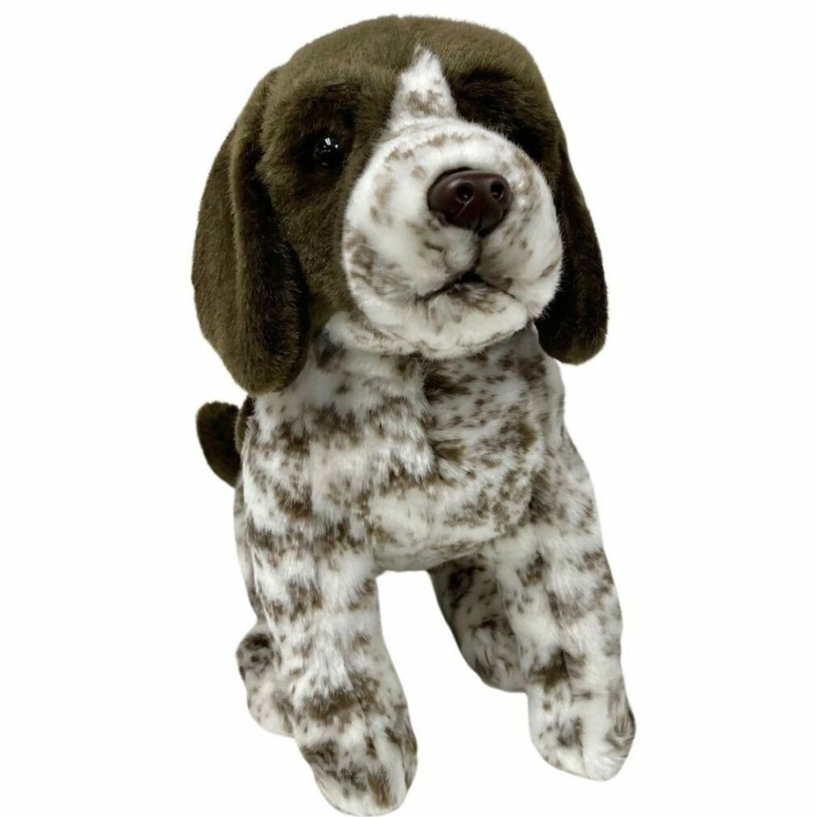 Animals * | Top Sell German Shorthaired Pointer Soft Toy 30Cm Faithful Friends Collectables