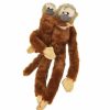 Animals * | Promotions Hanging Squirrel Monkey With Baby Stuffed Animal Hug Of The Wild By Wild Republic