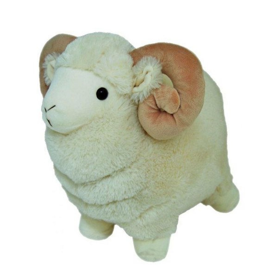 Animals * | Elka Australia Free Delivery Ram Sheep Macarthur Extra Large Stuffed Animal Soft Plush Toy By Elka