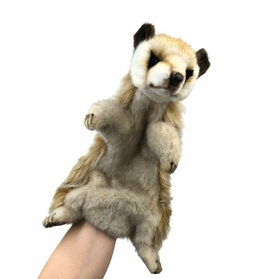 Puppets * | Fashion Meerkat Hand Puppet Soft Plush Toy By Hansa