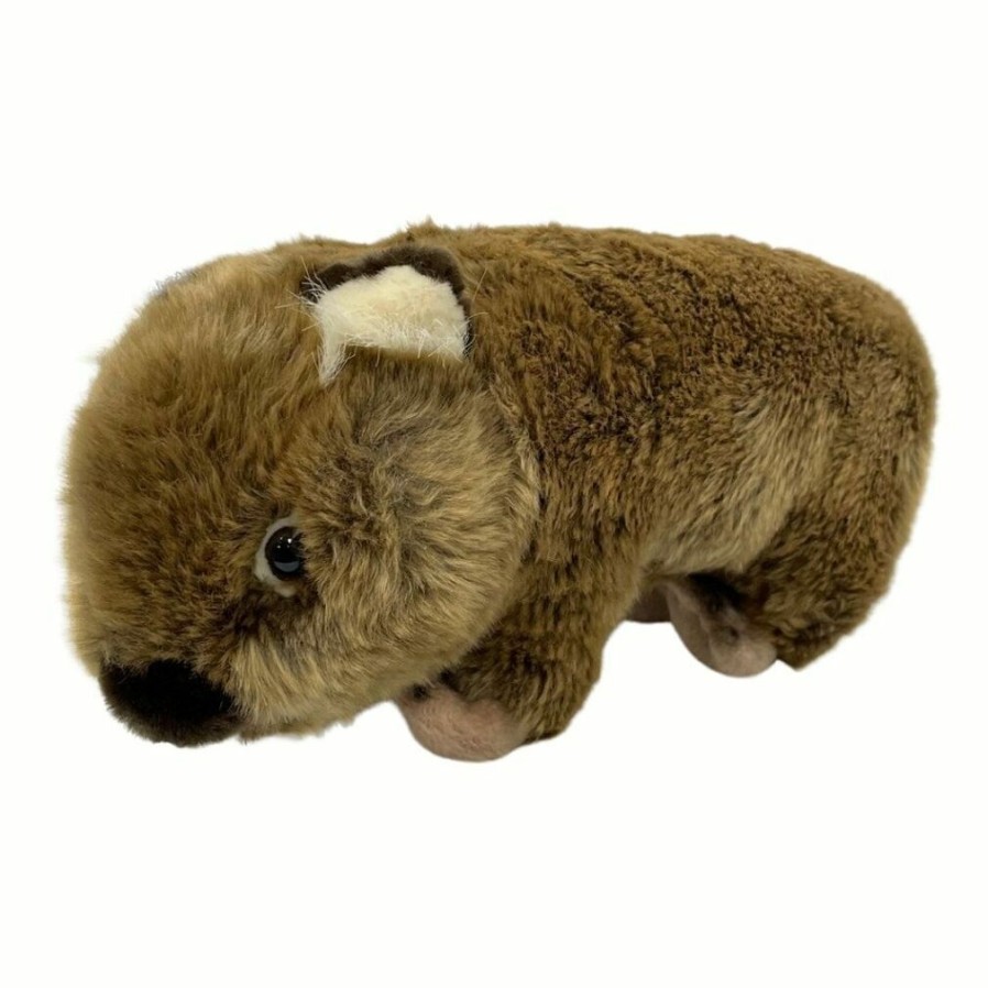 Animals * | Bocchetta Plush Toys Quick Delivery Stuffed Wombat Plush Toy Medium Matilda Bocchettta Plush